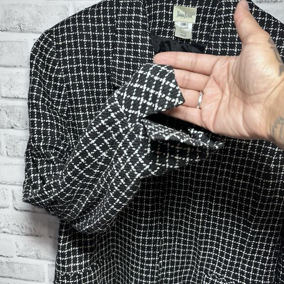 Vintage Neiman Marcus Womens 100% Silk Sport Coat Plus Size 16 Old Money Luxury - Picture 7 of 12